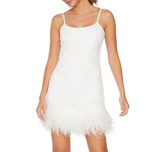 LIKELY Mari Feather Trim Cocktail Dress ❤️IN STORES❤️